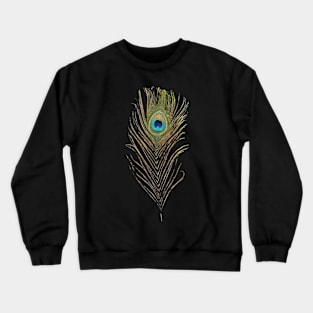 PEACOCK FEATHER Crewneck Sweatshirt